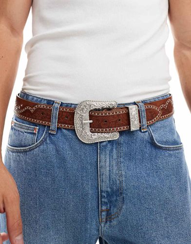 Ceinture western cloutée - Asos Design - Modalova