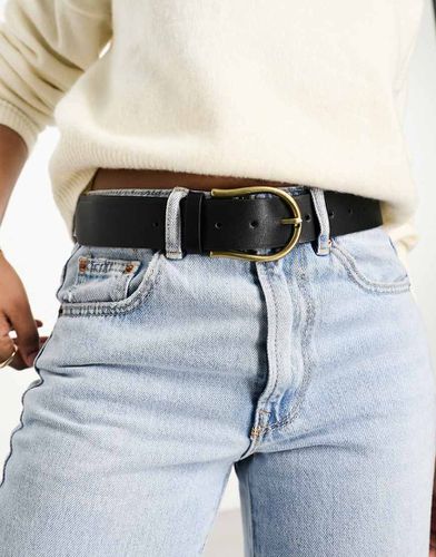 Ceinture taille et hanches pour jean avec boucle en demi-lune - Asos Design - Modalova