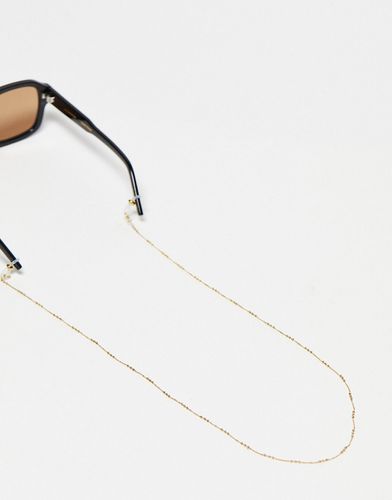 Chaîne de lunettes de soleil en acier inoxydable imperméable avec détails à boules - Asos Design - Modalova