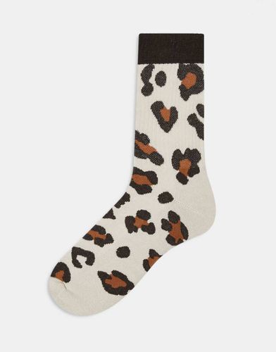 Chaussettes à imprimé léopard - Asos Design - Modalova