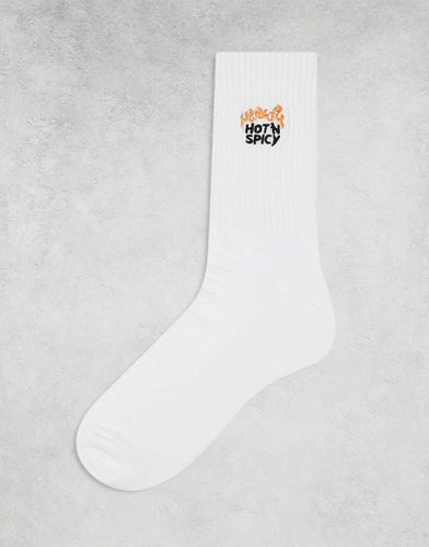 Chaussettes de sport à inscription Hot'N Spicy » - Asos Design - Modalova