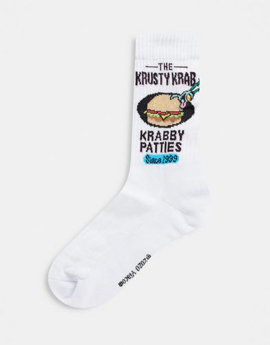 Chaussettes de sport avec logo Krusty Crab - Asos Design - Modalova