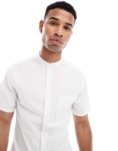 Chemise ajustée à col officier et poches - Asos Design - Modalova