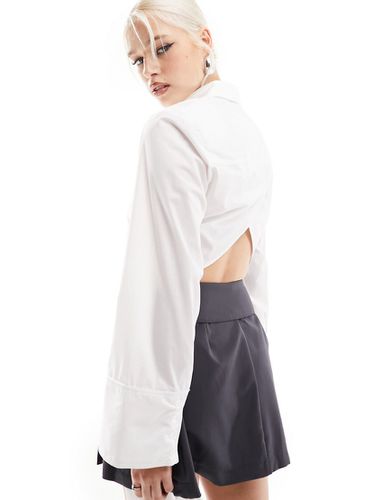 Chemise courte à épaulettes et dos ouvert - Asos Design - Modalova