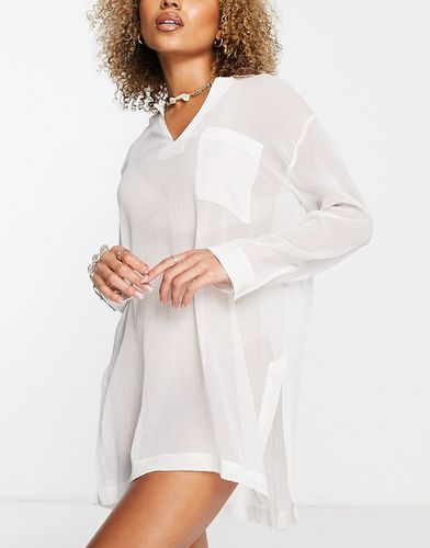 Chemise de plage transparente à enfiler avec poche - Asos Design - Modalova