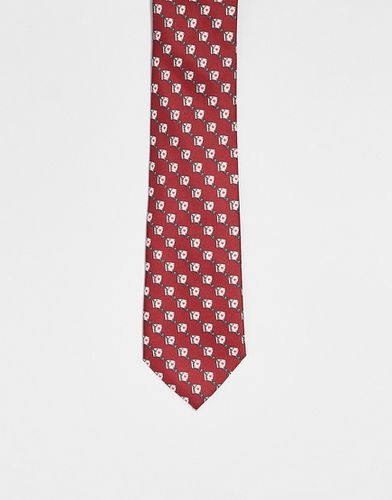 Cravate avec imprimé cartes - Asos Design - Modalova