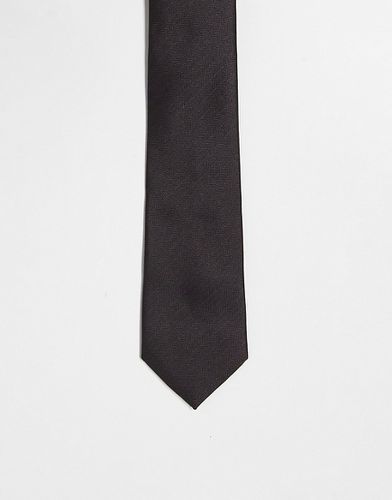 Cravate classique - Chocolat - Asos Design - Modalova