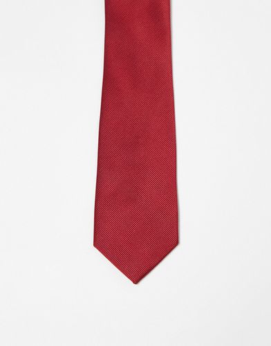 ASOS DESIGN - Cravate fine - Rouge - Asos Design - Modalova