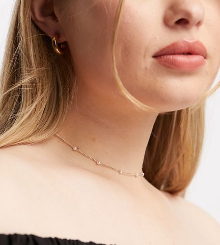 Curve - Collier ras de cou avec perles - Asos Design - Modalova