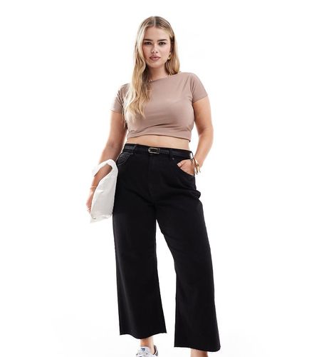 ASOS DESIGN Curve - Jean droit stretch confortable et court - pur - Asos Curve - Modalova