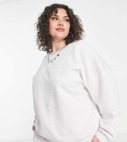 ASOS DESIGN Curve - Sweat oversize - Glace chinée - Asos Curve - Modalova