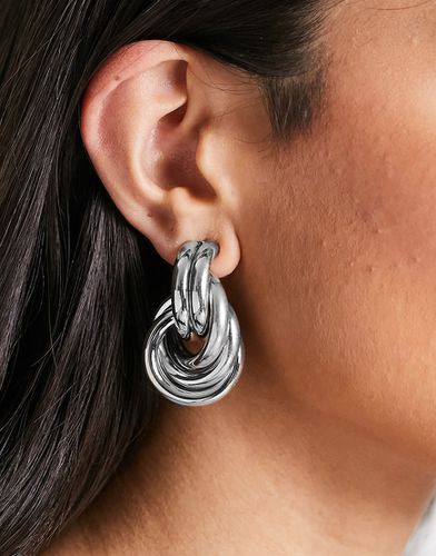 Boucles d'oreilles pendantes torsadées - Asos Design - Modalova