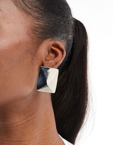 Boucles d'oreilles rectangulaires - Asos Design - Modalova