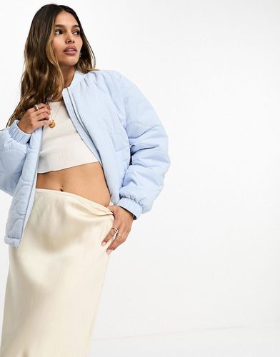 Bomber matelassé - Bleuet - Asos Design - Modalova