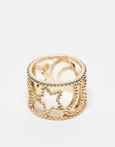 Bague ajourée motif céleste - Asos Design - Modalova