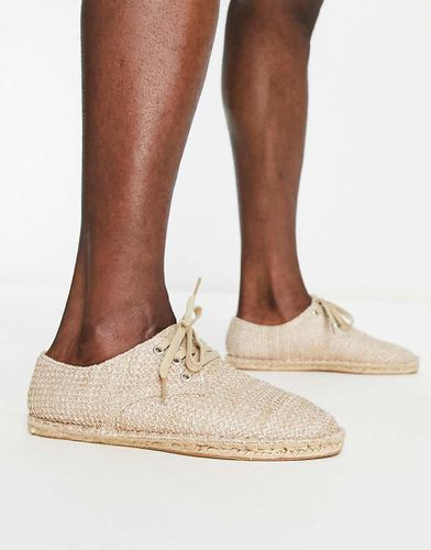 Basket weave - Espadrilles derby - Taupe - Asos Design - Modalova