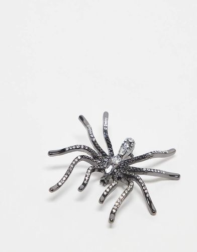 Broche araignée à cristaux - Asos Design - Modalova