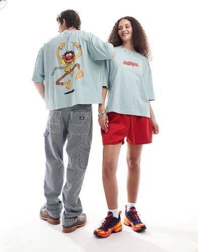 Disney - T-shirt unisexe coupe carrée oversize avec imprimé Muppets - Asos Design - Modalova