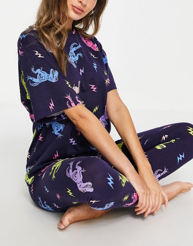 Ensemble de pyjama t-shirt et legging à motif éclair et dinosaure - Asos Design - Modalova