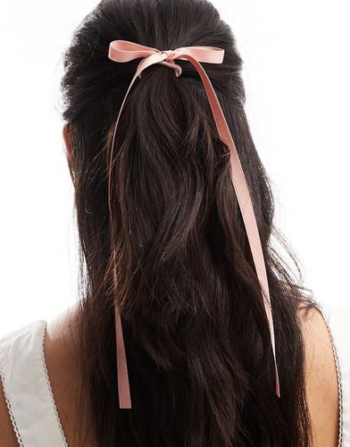 Élastique à cheveux avec lien fin à nouer - clair - Asos Design - Modalova
