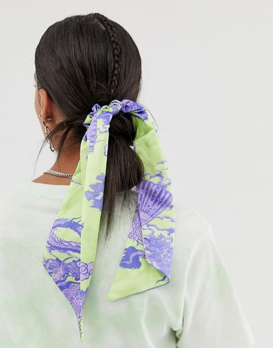 Foulard à cheveux avec imprimé dragon - Asos Design - Modalova