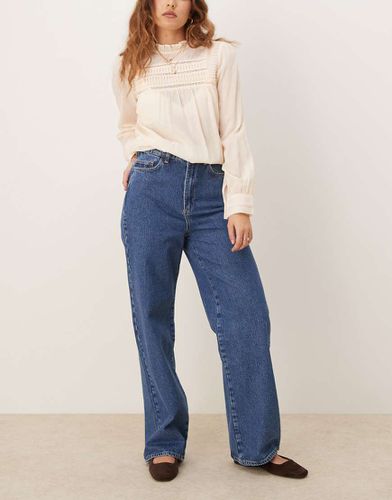 Jean large court - moyen - Asos Design - Modalova