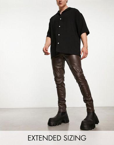 Jean skinny en imitation cuir - Asos Design - Modalova