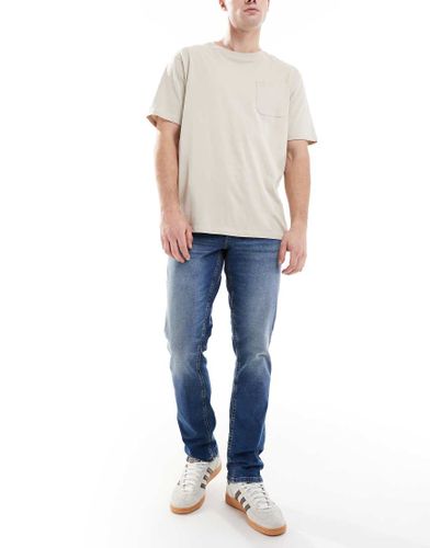 Jean slim stretch - dlav moyen plat - Asos Design - Modalova