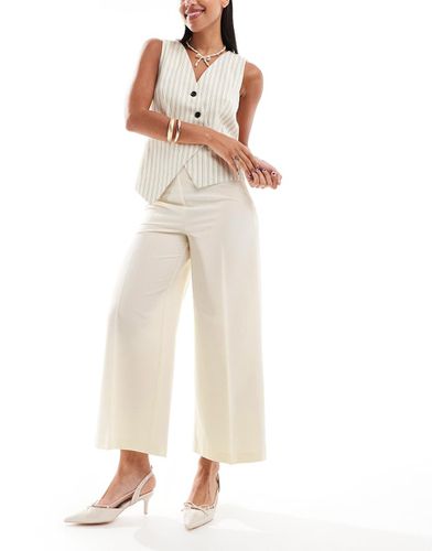 Jupe-culotte ajustée - Crème - Asos Design - Modalova