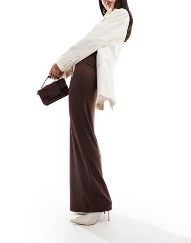 Jupe longue droite - Chocolat - Asos Design - Modalova