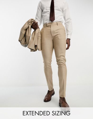 Oxford - Pantalon de costume skinny - Caramel - Asos Design - Modalova