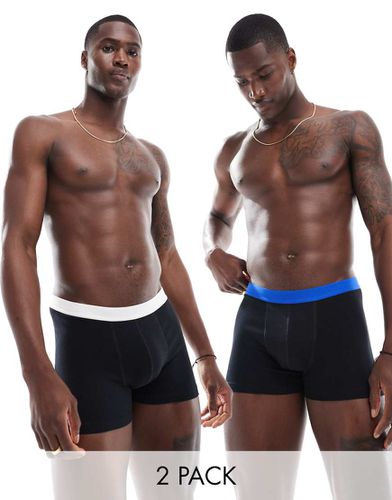 Lot de 2 boxers à taille contrastante - Asos Design - Modalova