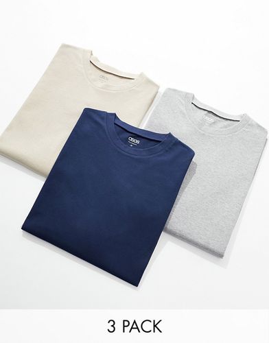 Lot de 3 t-shirts oversize - Différentes couleurs - Asos Design - Modalova