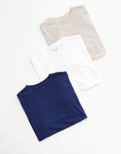 Lot de 3 t-shirts oversize - Différentes couleurs - Asos Design - Modalova