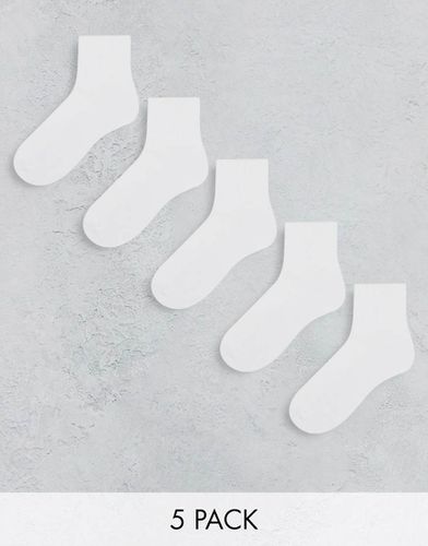 Lot de 5 paires de chaussettes en tissu éponge - Asos Design - Modalova