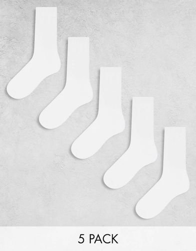 Lot de 5 paires de chaussettes sport - Asos Design - Modalova