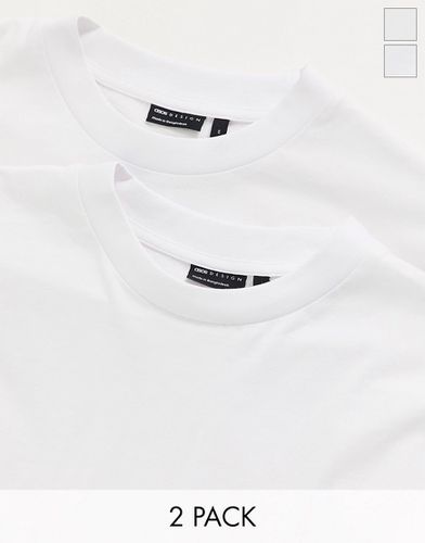 Lot de 2 t-shirts ras de cou décontractés - Asos Design - Modalova