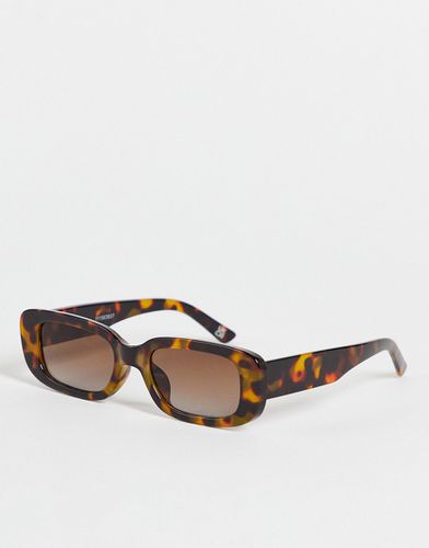 Lunettes de soleil carrées à motif écaille de tortue - Asos Design - Modalova