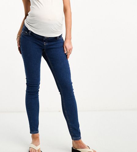 ASOS DESIGN Maternity - Jean skinny avec bande recouvrant le ventre - moyen - Asos Maternity - Modalova