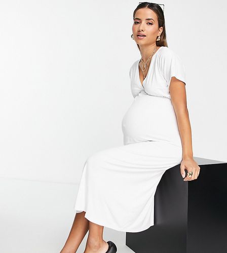 ASOS DESIGN Maternity - Robe mi-longue cintrée à la taille - ASOS Maternity - Modalova