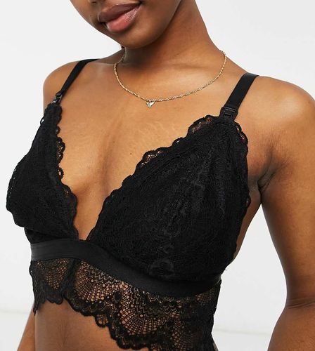 ASOS DESIGN Maternity - Rosie - Soutien-gorge long rembourré en dentelle - Asos Maternity - Modalova