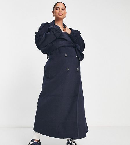 ASOS DESIGN Maternity - Trench-coat oversize habillé en laine mélangée brossée - Asos Maternity - Modalova