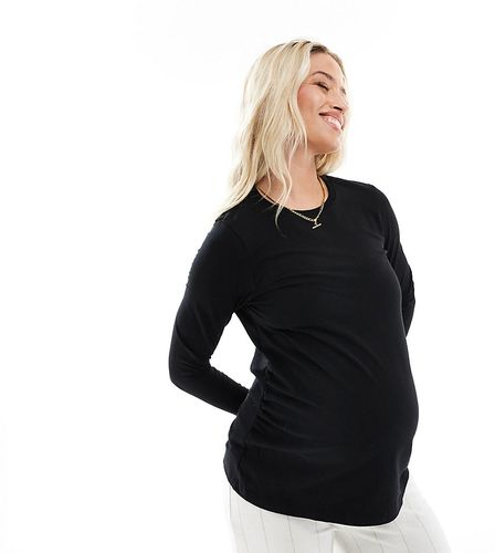 ASOS DESIGN Maternity - Ultimate - T-shirt ajusté à manches longues en coton - Asos Maternity - Modalova