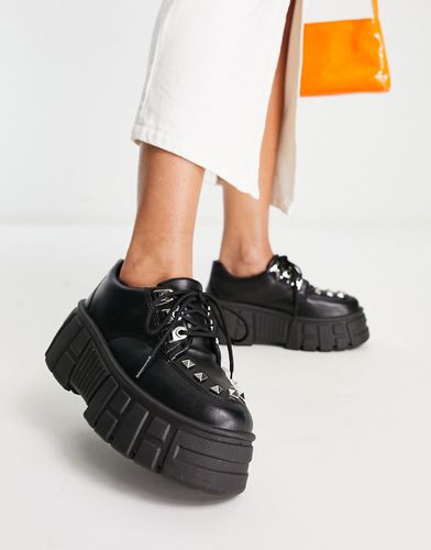 Machine - Chaussures plates chunky à lacets - Asos Design - Modalova