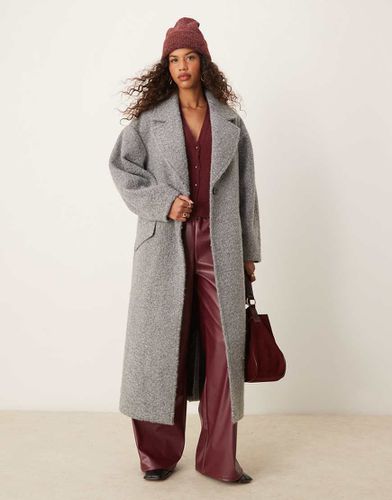 Manteau confortable en maille bouclée - Asos Design - Modalova