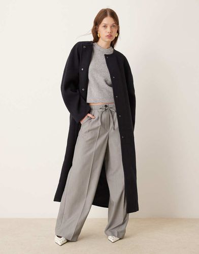 Manteau oversize sans col à enfiler - Asos Design - Modalova