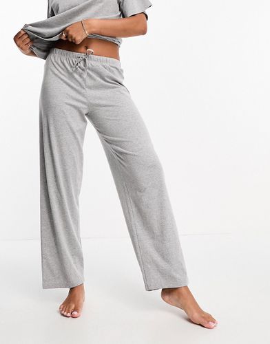 Mix & Match - Pantalon de pyjama en coton - chiné - Asos Design - Modalova