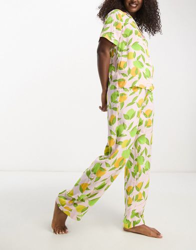 Mix & Match - Pantalon de pyjama en modal à motif fruits - Asos Design - Modalova