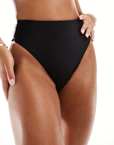 Mix and Match - Bas de bikini échancré effet ultra lissant à taille haute - Asos Design - Modalova