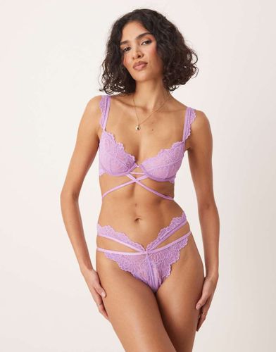 Sabrina - String  lanires - Lilas - Asos Design - Modalova